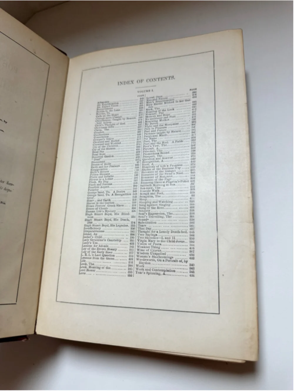 1870 Mrs. Browning's Poetical Works (Hardcover) Rare